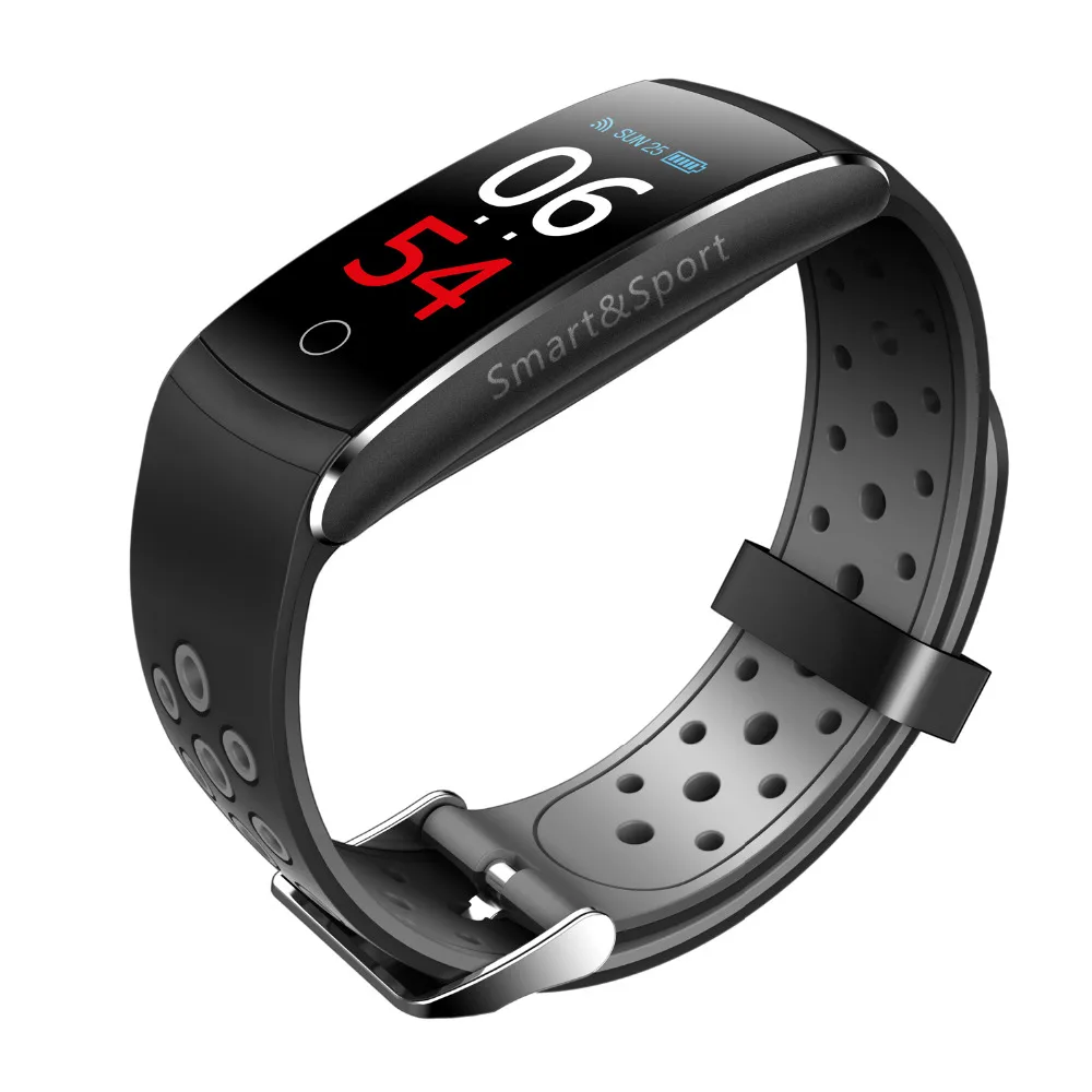 Q8S Smart Bracelet Sports Fitness Tracker Blood Pressure Sleep Monitor for Men Women Color Screen Waterproof Wristband | Электроника