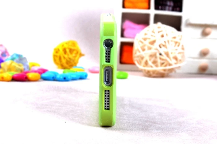 Однотонный ТПУ Pc силиконовый защитный бампер для Iphone 5 5S SE защитный чехол для сотового телефона чехол 10 цветов