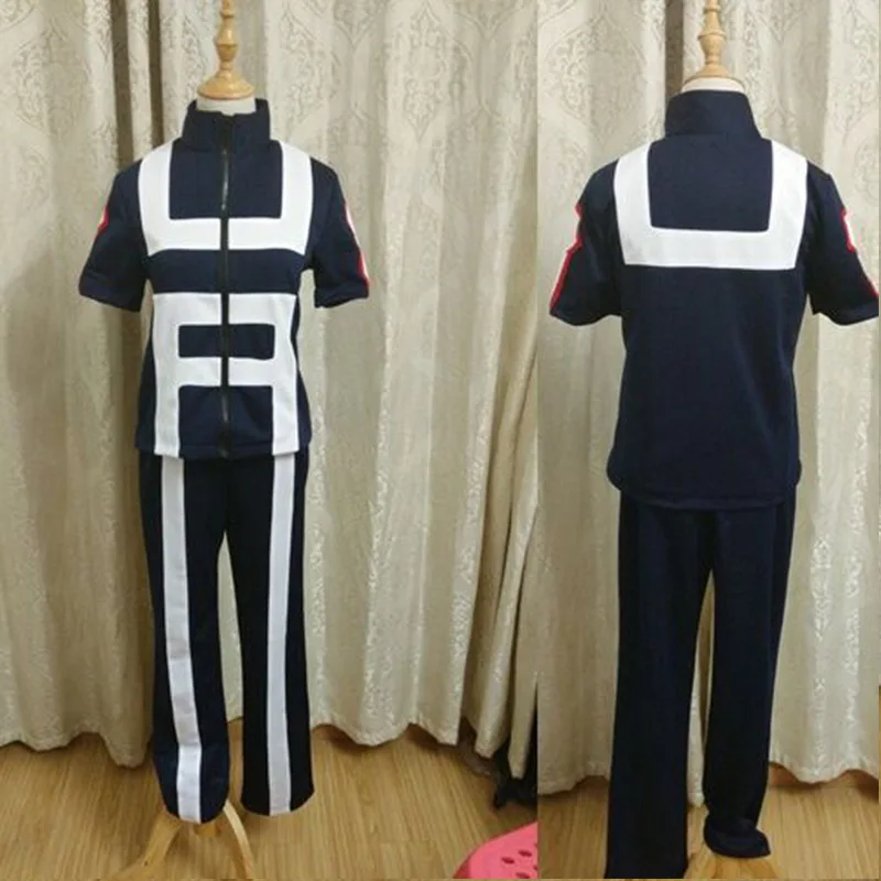 Мой Boku без Герой Косплэй костюм OCHACO URARAKA haku Bakugou Midoriya Иида спортивная форма для