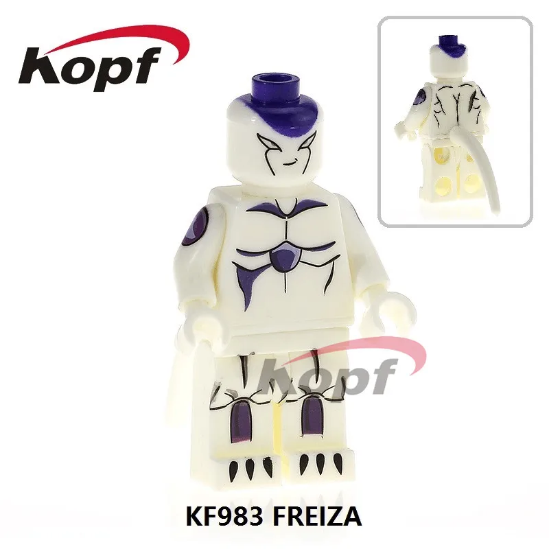 KF983 Without Box Один Супер Герои движущиеся фигурки Dragon Ball Z обычный синий Krilin купюр Вермут будущее Мужские Шорты для купания Золотой фреиза строительные блоки - Цвет: KF983 Without Box