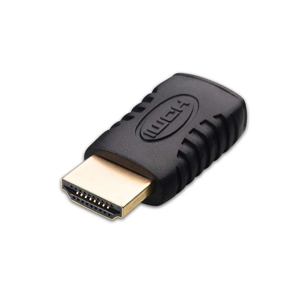 Высокое качество позолоченный HDMI штекер мини Женский полный адаптер конвертер