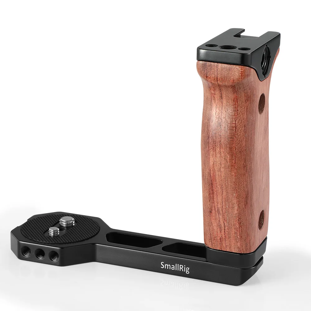 SmallRig универсальная БЫСТРОРАЗЪЕМНАЯ деревянная боковая ручка для Ronin S/Zhiyun Crane серии Ручной Стабилизатор-2222