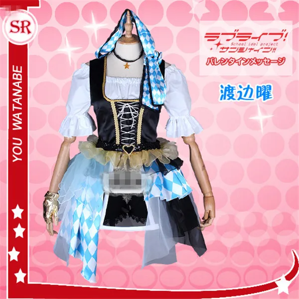 Аниме Косплей Костюм Aqours Love Live Sunshine CYaRon пират Ватанабе милый стиль полный