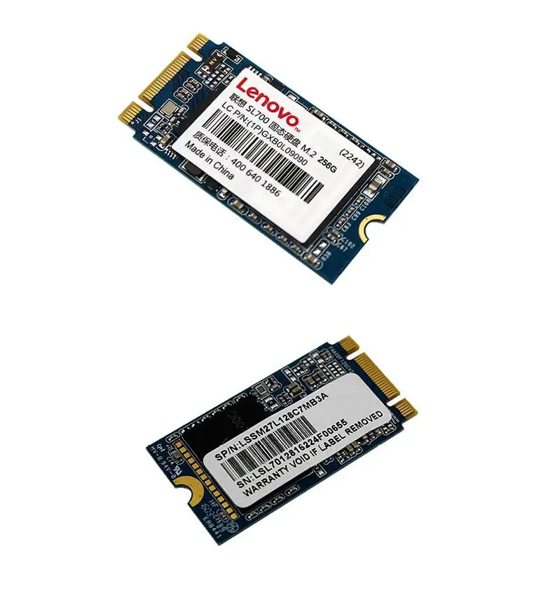 Оригинальный Внутренний твердотельный диск Lenovo SSD 256 Гб 128 ГБ жесткий NGFF M.2 2242/2280