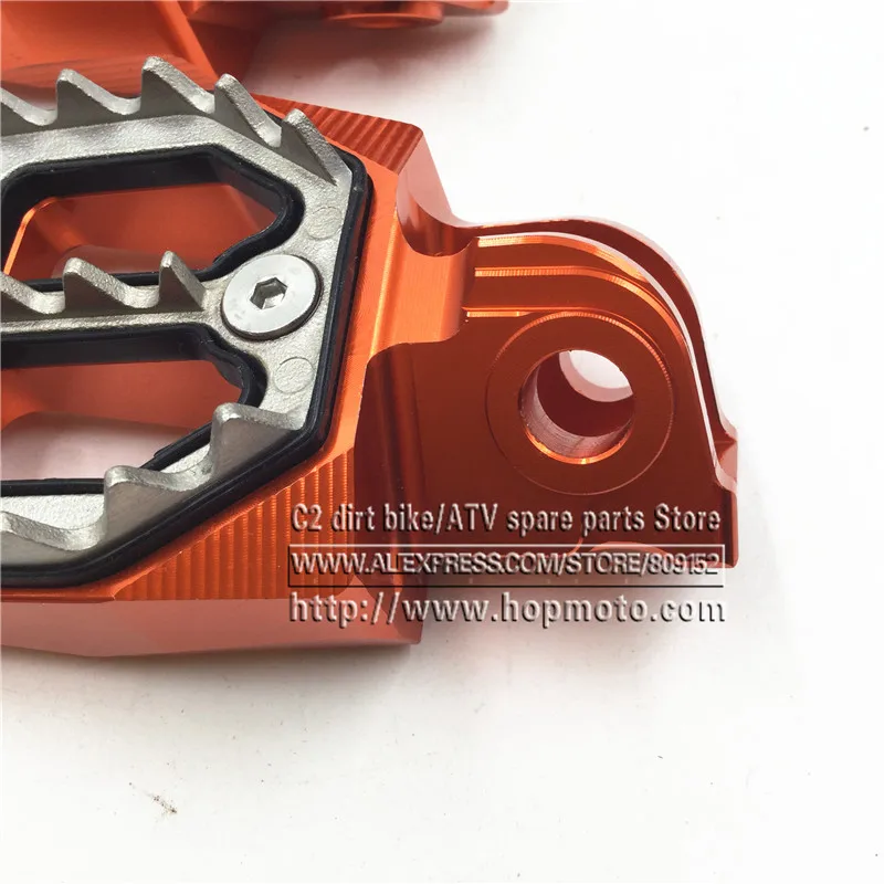 KTM 65-990, 690 SX SXF 125 250 300 450 520 525 Заготовка ЧПУ подножки педали Подставки Мотоцикл Велосипед Мотокросс