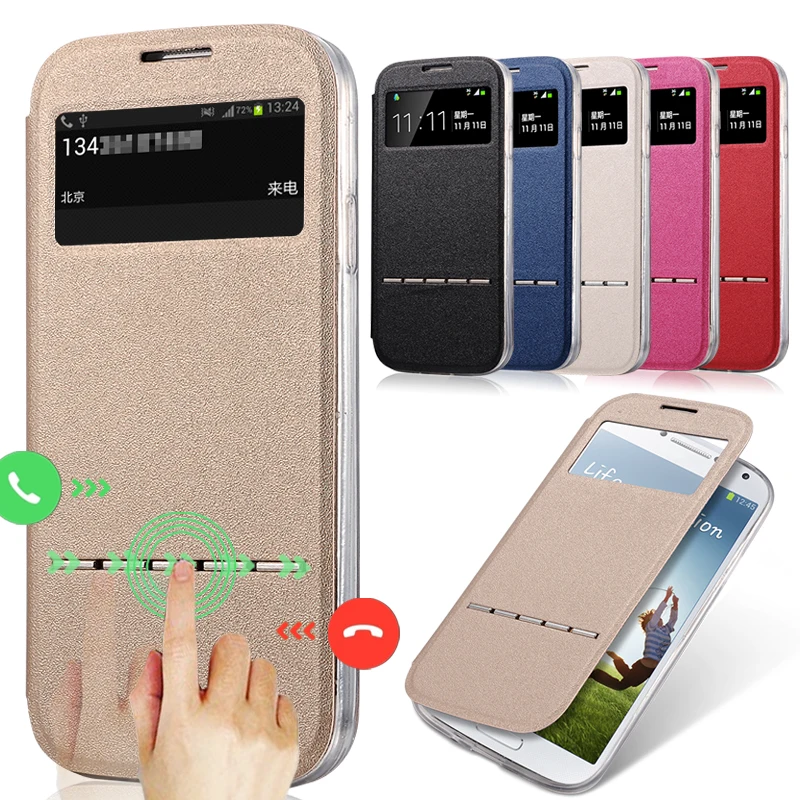 Чехол-книжка для Samsung S4 S5 S8 S9 Plus S10E Note 8 9 10 2 3 4 5 A70 A50 кожаный | Мобильные телефоны и