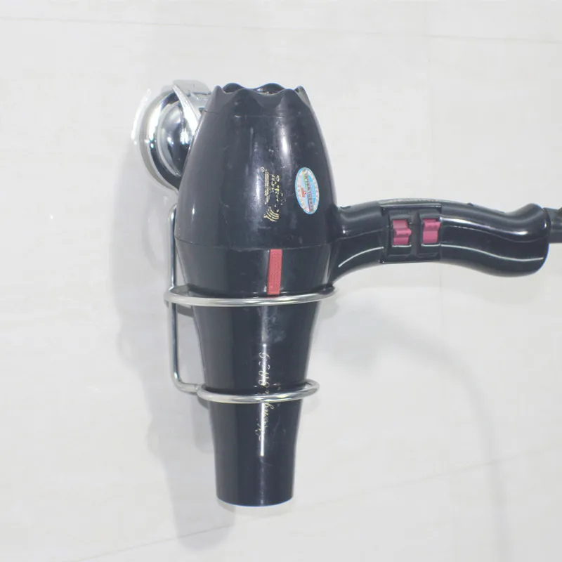 

Stainless Steel Super Suction Hair Dryer Holder Hair Dryer Stand Rack