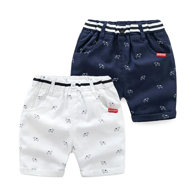 Повседневные штаны для мальчиков хлопковые шорты пляжные детские спортивные