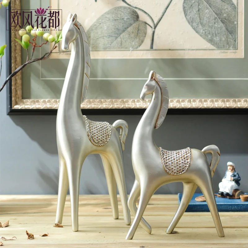 Подарок в современном стиле украшение для гостиной олень смола ремесло подарок