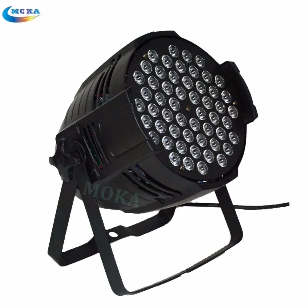 6 шт./лот 54*3 Вт par led rgb фонарик для вечеринок