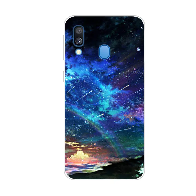 Мягкий мультяшный чехол для Samsung A40 силиконовый задняя крышка телефона Galaxy GalaxyA40 A