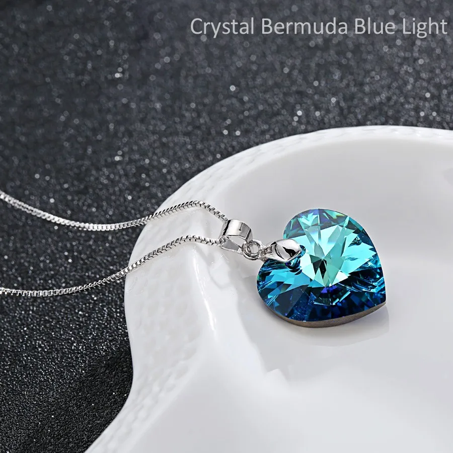 BAFFIN оригинальные кристаллы от Swarovski сердце кулон ожерелья висячие серьги Ювелирные наборы для женщин влюбленных подарок Прямая