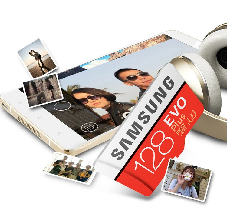 SAMSUNG Micro SD карты Class10 TF card 64 Гб 128 256 512 100 МБ/с. 32 Гб карта памяти для samrtphone и настольный ПК