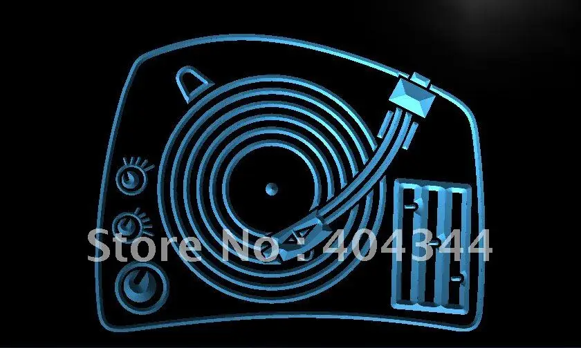 LF159 DJ микшер вертушка музыкальный Спиннер светодиодный неоновый светильник знак