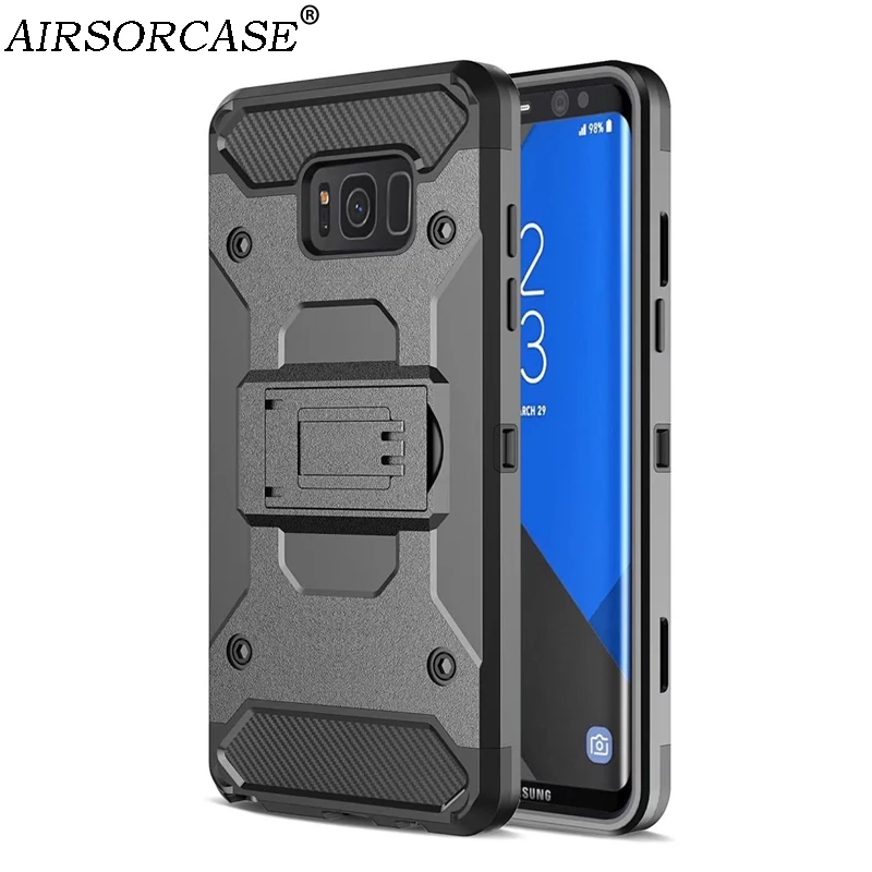 For Samsung Galaxy S8 S8Plus Cover Plus Case Hard PC &amp TPU Hybrid Heavy Duty Armor Back with Clip Phone Cases |