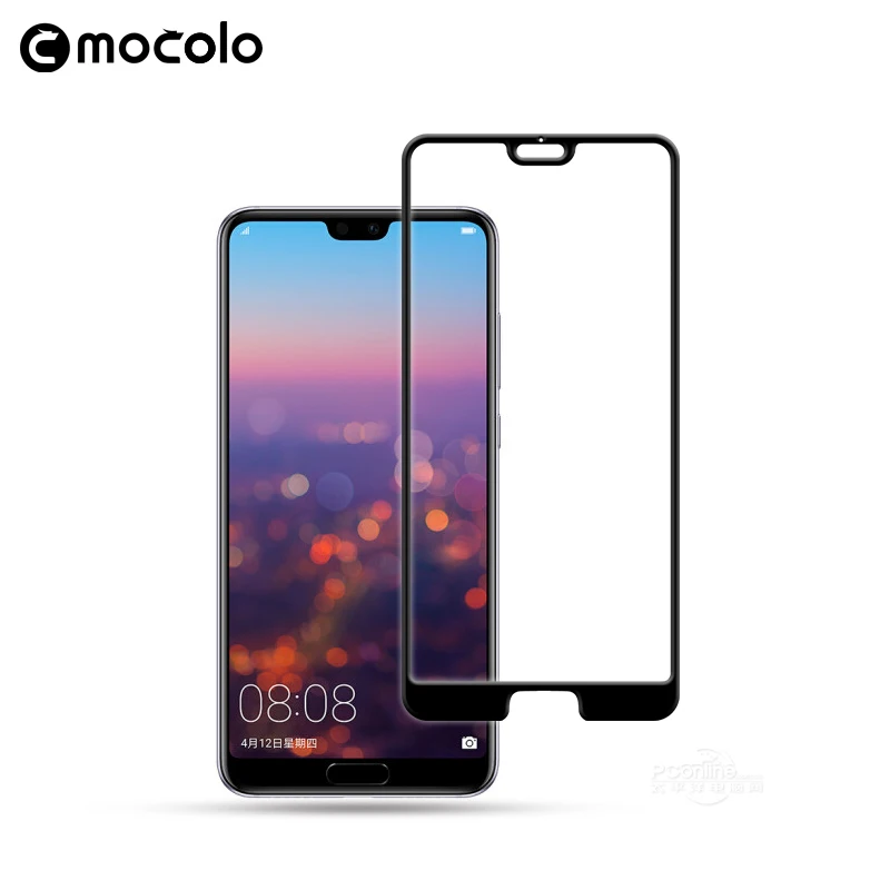 Mocolo Tempered Glass 5D Curved 0.26mm Full Screen Cover 9H Hard Protector Film For Huawei P20 Pro Lite | Мобильные телефоны и