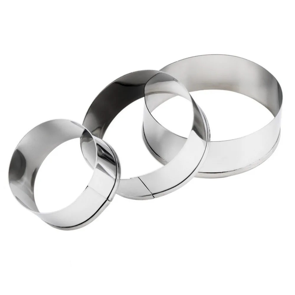 Комплект из 3 предметов регулируемый круглый форма для выпечки тортов