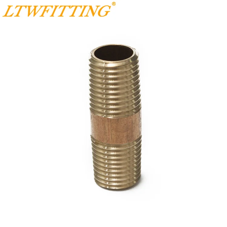 LTWFITTING Латунная Труба 1-1/" Длинный ниппель фитинг 1/4" Мужская NPT воздушная вода