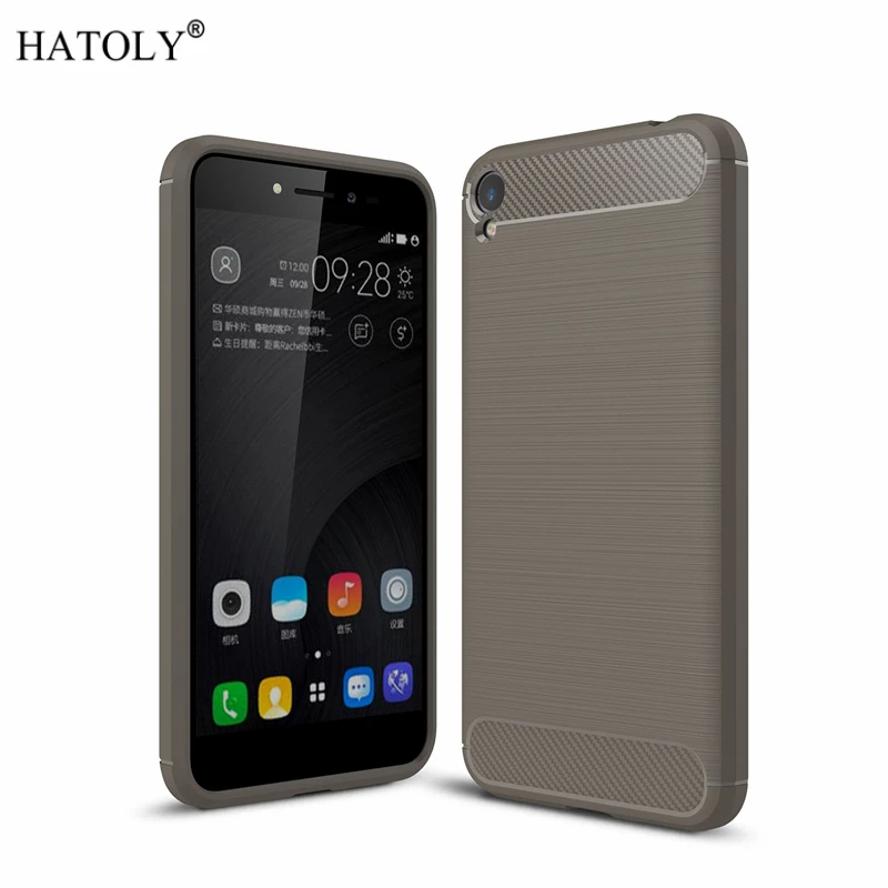 Чехол HATOLY для Asus Zenfone Live ZB501KL противоударный мягкий матовый Силиконовый чехол