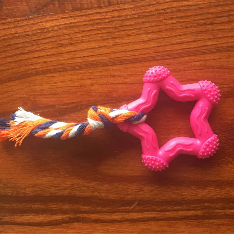 Шт. 1 шт. узел взаимодействие собака Interactiv игрушка Жевательная пентаграмма