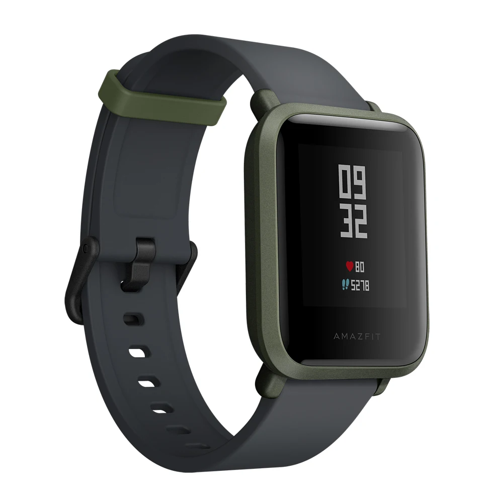 Оригинальные Смарт-часы Amazfit Huami Amazfit Bip, умные часы, Bluetooth 4,0, gps, пульс, 45 дней, батарея, IP68-глобальная версия