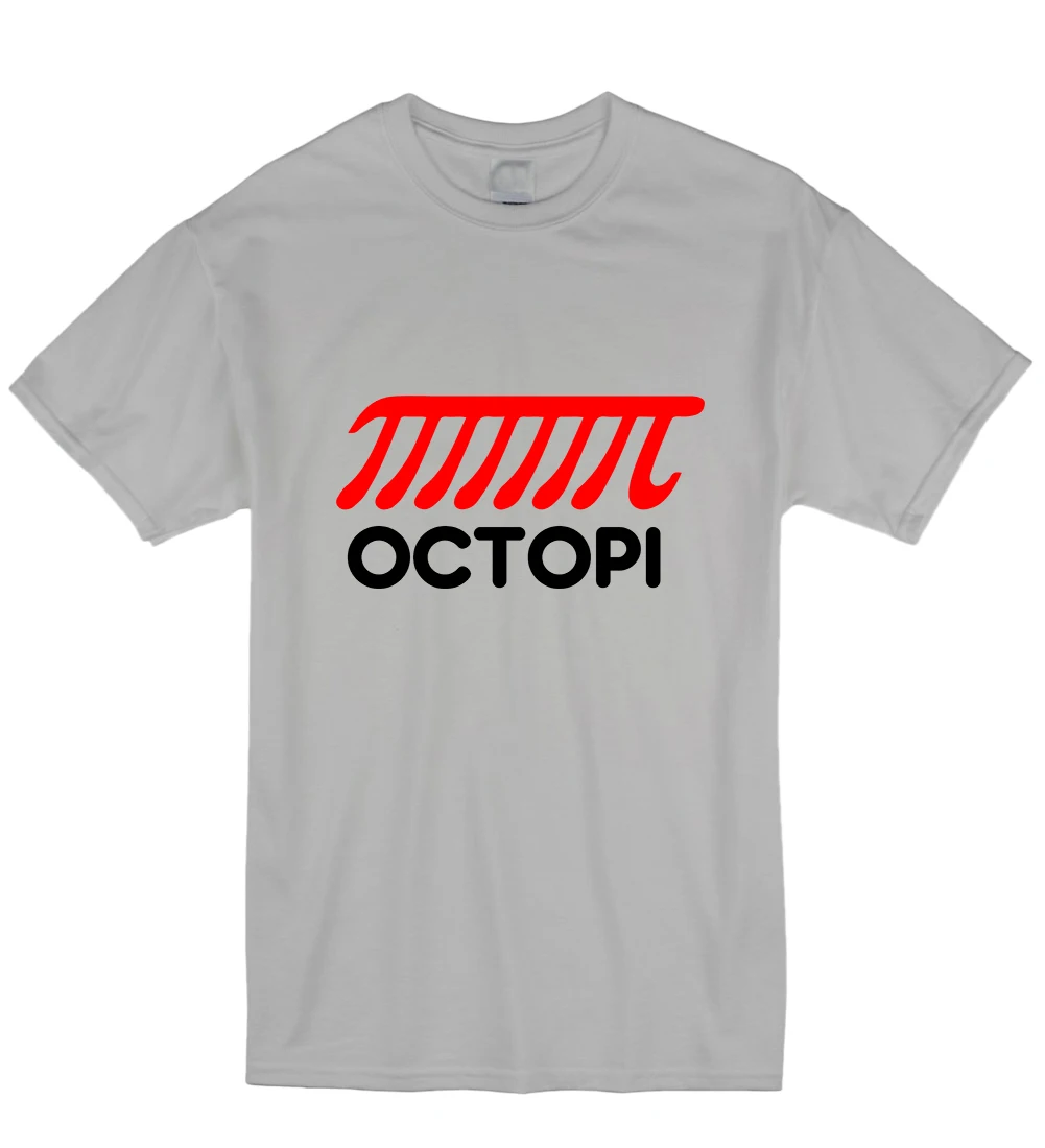 2019 смешная хипстерская футболка Octopus Pi для мужчин и женщин | Мужская одежда