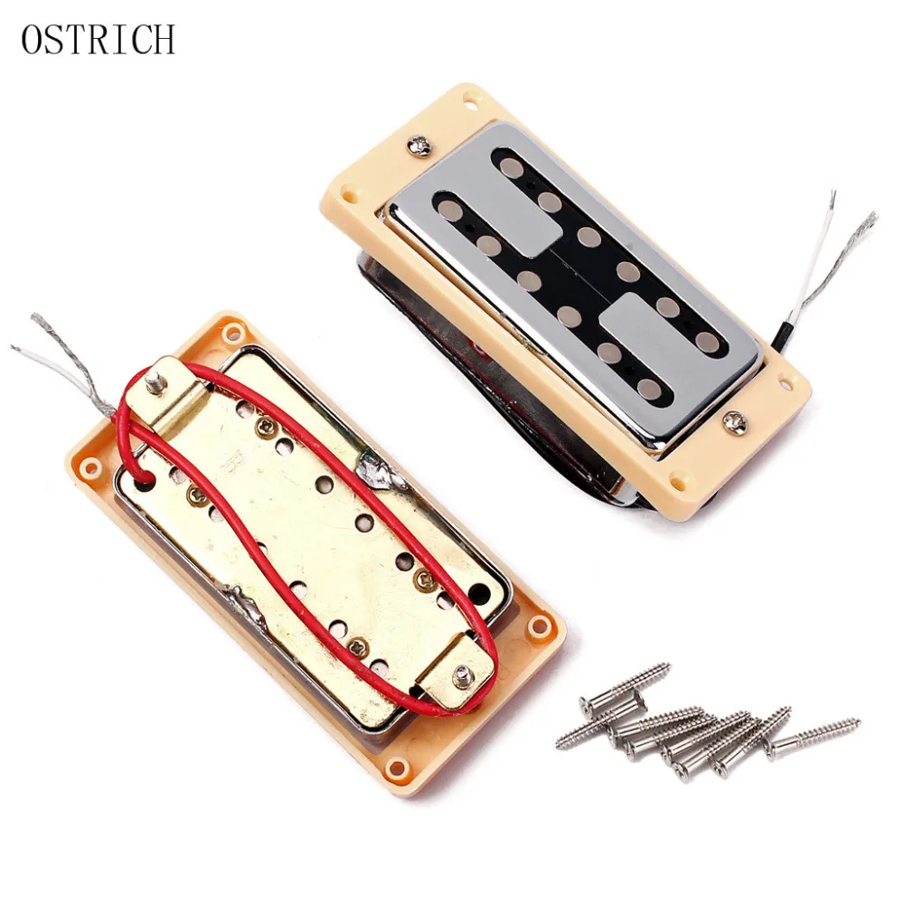 Хром Filtertron Стиль Гитарный звукосниматель хамбакер набор с кремом Монтажные