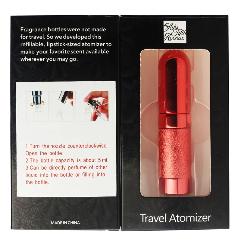 Горячая Распродажа 1 шт. 5 мл многоразовая портативная мини флакон для духов и