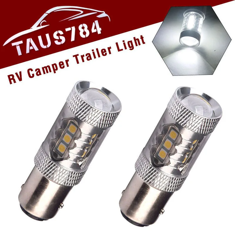 2шт Высокая мощность 1157 BAY 15D P21 8W 16 SMD 3030 светодиодный задний фонарь задние сигналы