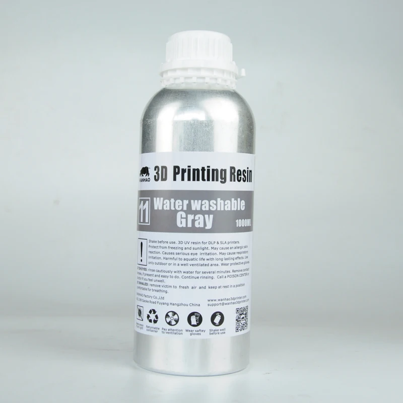 WANHAO водная моющаяся резина для D7/D7PLUS/D8 3D принтера 1 литровый пакет высокое