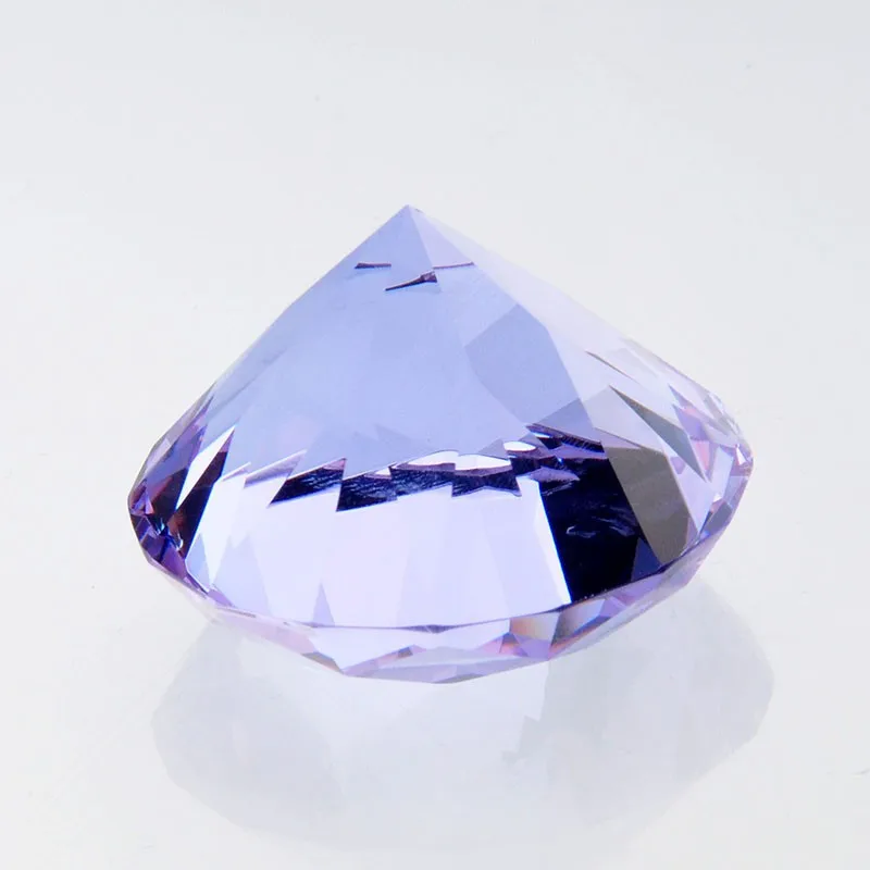 100 мм красный кристалл кварца Стекло алмаза пресс-папье фэншуй для Домашний Декор