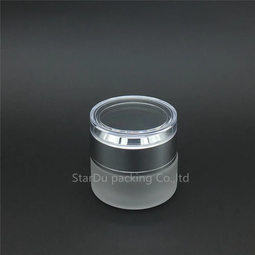 

High-quality 20g 30g 50g Frosted Glass Cream Jar For Eye Cream And Lipstick, Senior Cream Bottle 480pcs/lot