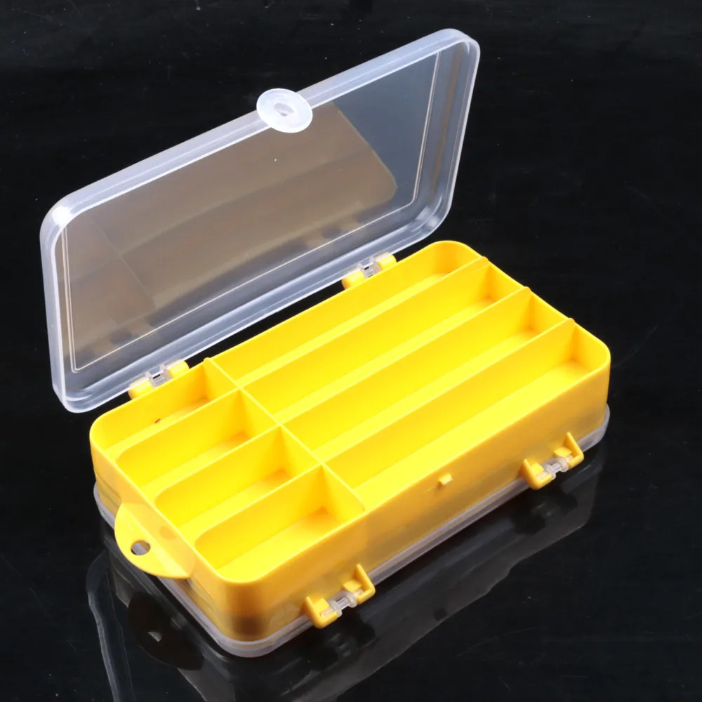 New Transparent Portable Outdoor Fishing Lure Accessories Box multi-function Bait storage box