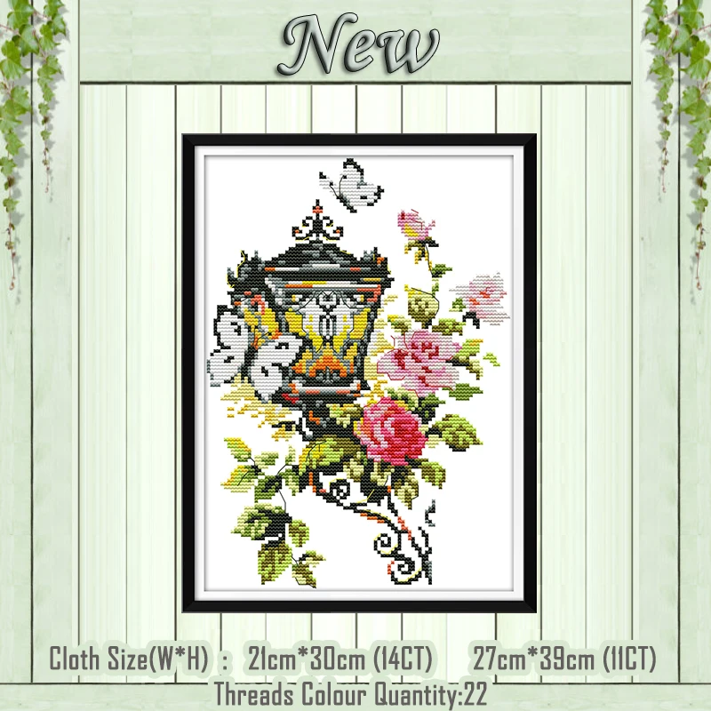 Светильник надежды цветы увлечение живопись Счетный Печать на холсте DMC 11CT 14CT