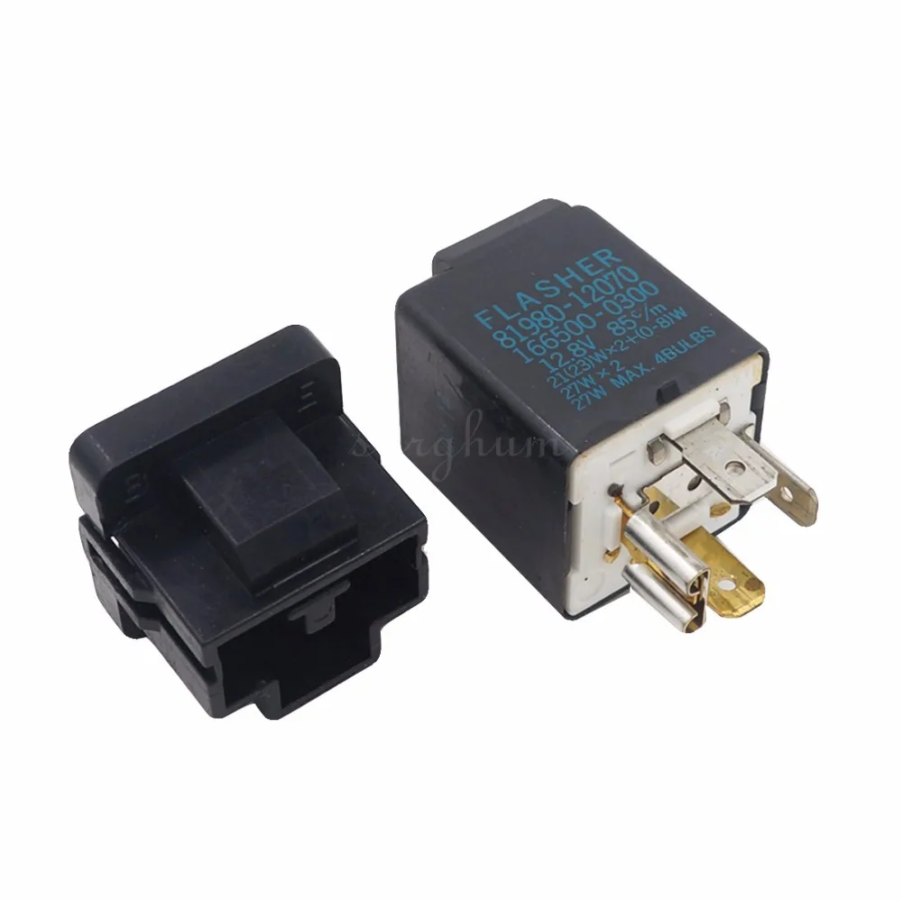Реле поворотов 81980 12070 166500 0300 для Toyota Corolla MR2 Celica Camry Crown Hilux Hiace Lexus ES300 GS300 LS400|signal flasher