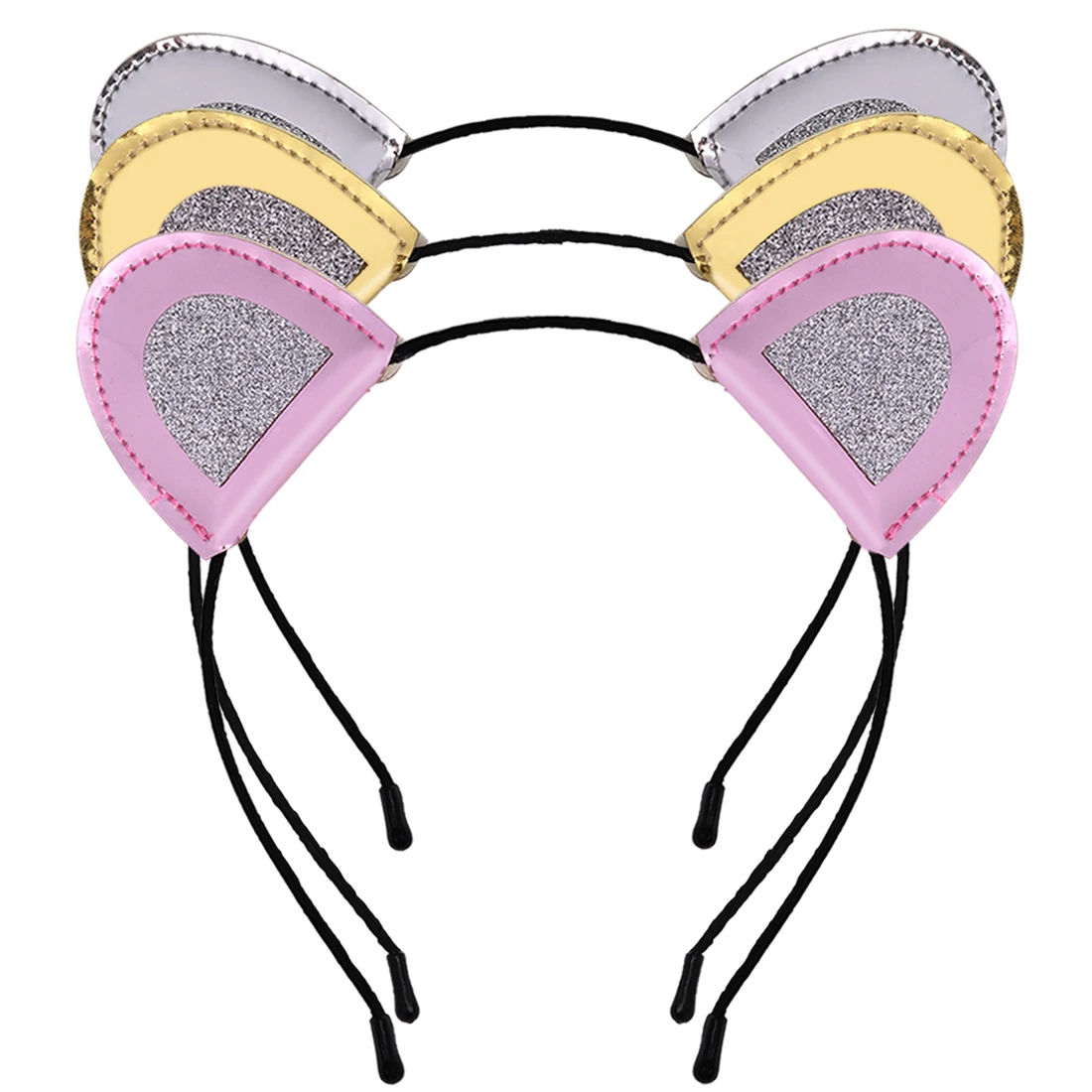 Милый мультфильм Кожа уши Обувь для девочек Hairbands круглые вечерние Косплэй