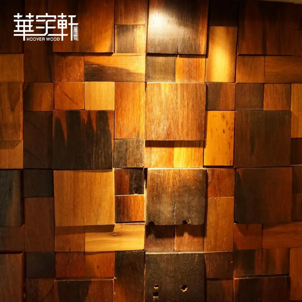 natural ship wood 3d ancient old boat wooden mosaic tiles wall decoration materials HMWM1027 for backsplash kitchen | Дом и сад