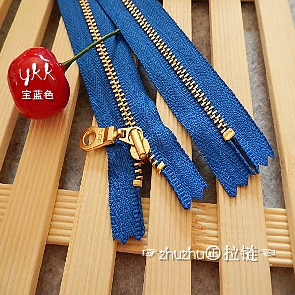 № 3 YKK металлическая молния 20 см Разноцветные золотые и медные закрытые Лоскутные кожаные туфли и сумки ручной работы выделенный карман