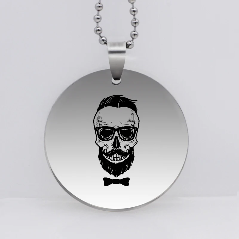 

Ufine jewelry dad gift pendant army card dad I pick you as best dad stainless steel customed necklace N4463