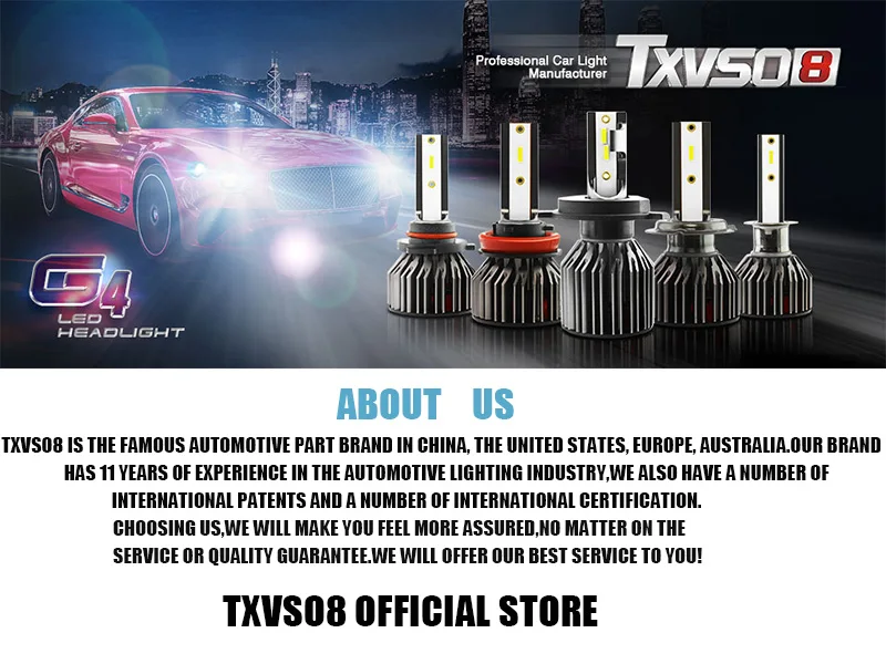 TXVSO8 ксеноновых фар, Высокопрочная конструкция 55Wx2 фар преобразования одежды в одном комплекте вязанной новейший H1 H3 H4 Hi/короче спереди и длиннее сзади) H7 H8 H9 H11 9004 9005HB3 9006HB4 шаром для лампы