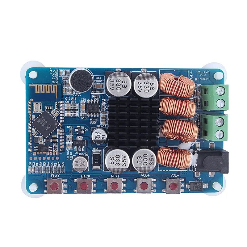Усилитель TPA3116 Цифровой Беспроводной Bluetooth 4.0 50 Вт + Приемник Аудио Доска С