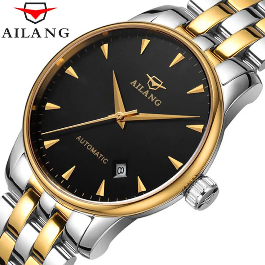 Часы наручные AILANG Мужские автоматические брендовые Роскошные водонепроницаемые