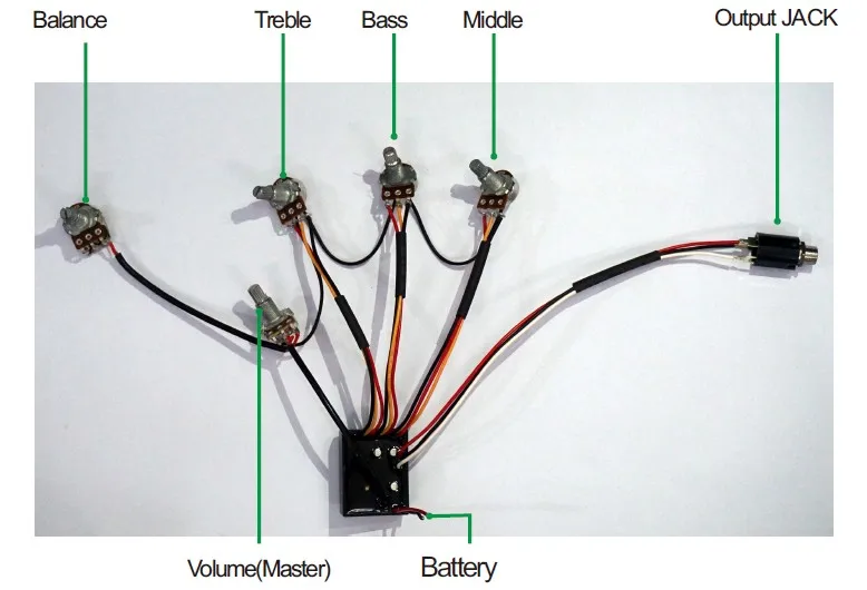 Belcat Top Quality Active EQ EQ-B3T Preamp Circuit For Bass Guitar Replacement | Спорт и развлечения