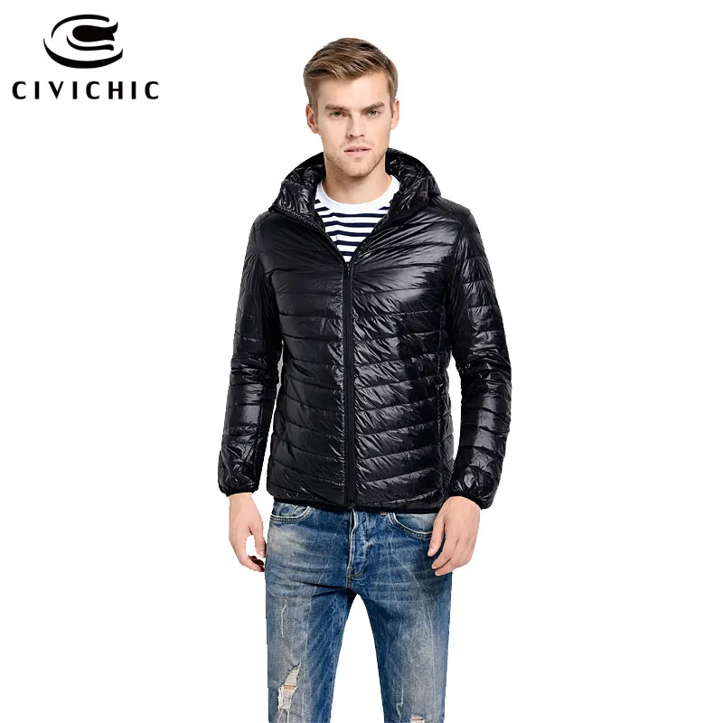 CIVICHIC для мужчин новая мода ультра светильник пуховая куртка теплая зимняя одежда