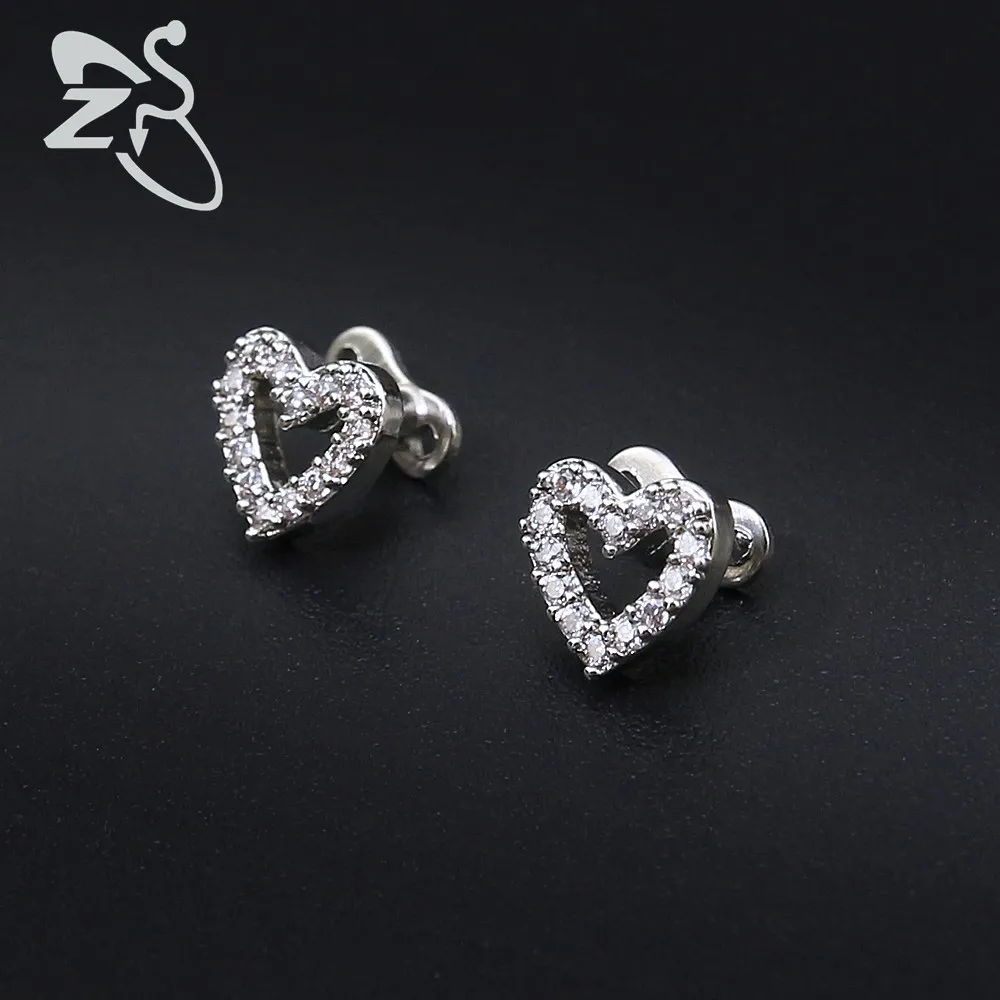 Новое поступление красивый в форме сердца кристалл дермальный Якорь Пирсинг из