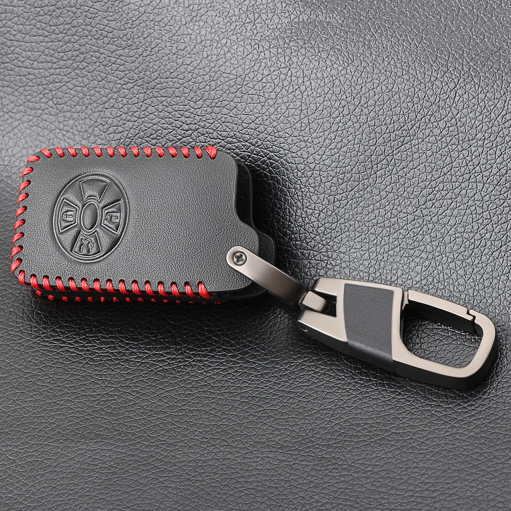 Складной кожаный чехол для автомобильного ключа с 3 кнопками Toyota RAV4 Reiz Yaris|Футляр
