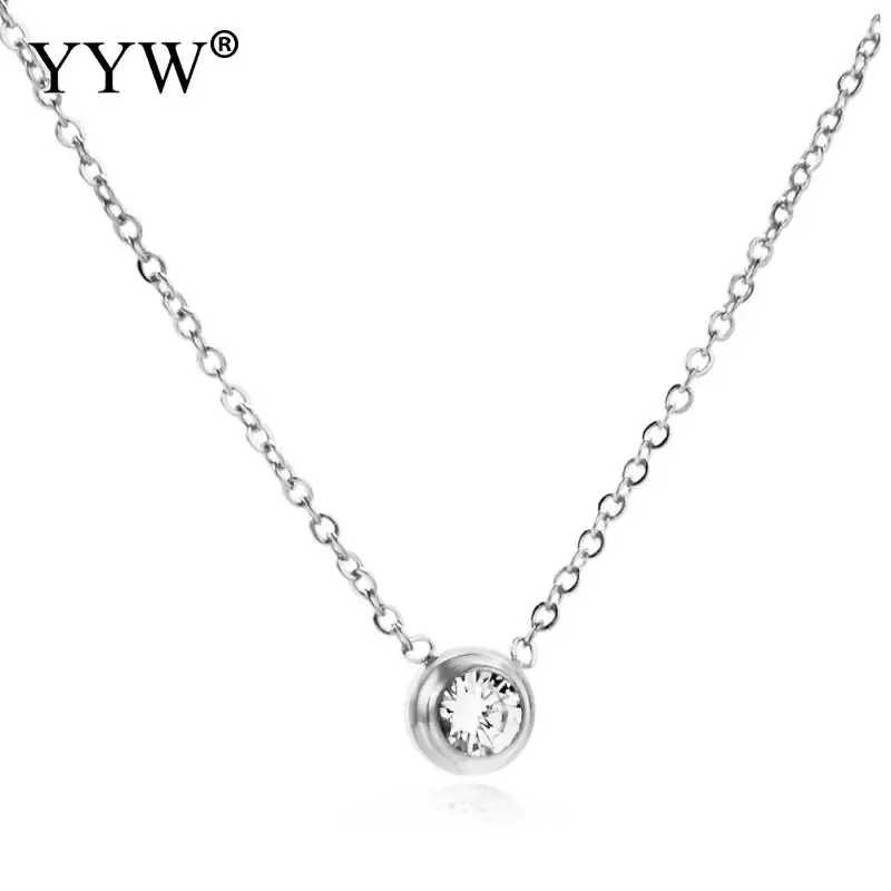 YYW модные украшения с кристаллами подвески из нержавеющей стали 316L для женщин