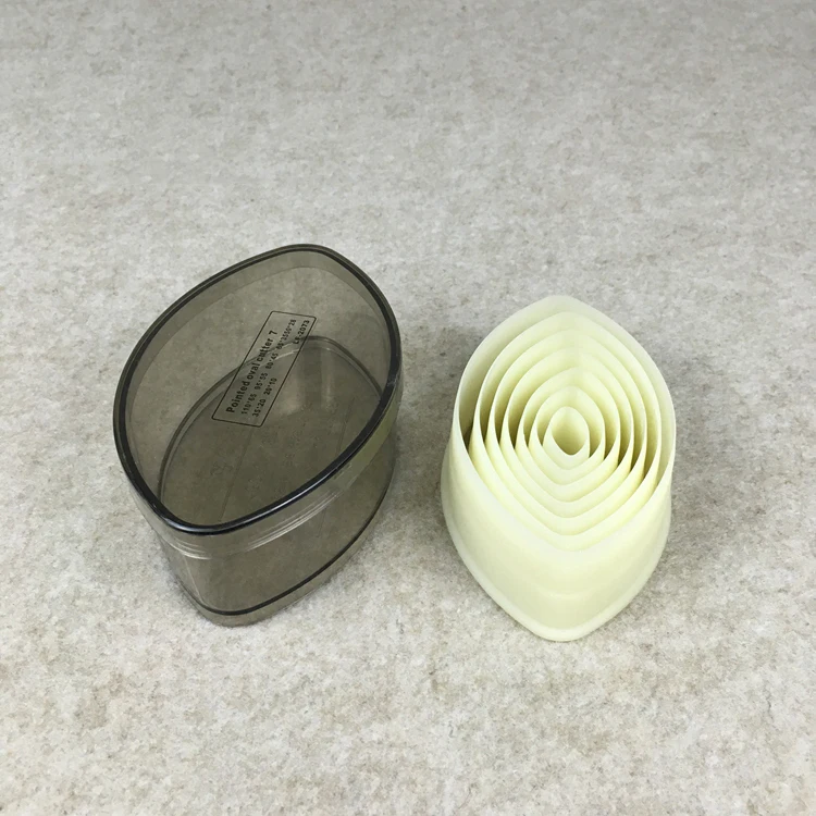 7 шт. в партии плоский край оливкового овальной формы нейлон пластик резак