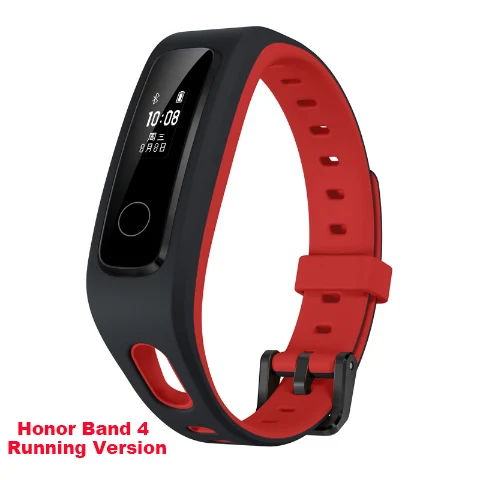 Running Color 1 Смарт-браслет huawei Honor Band 4, цветной фитнес-браслет Amoled, Смарт-часы, браслет с сенсорной панелью, пульсометр, Кнопка сна - Цвет: Running Color 1