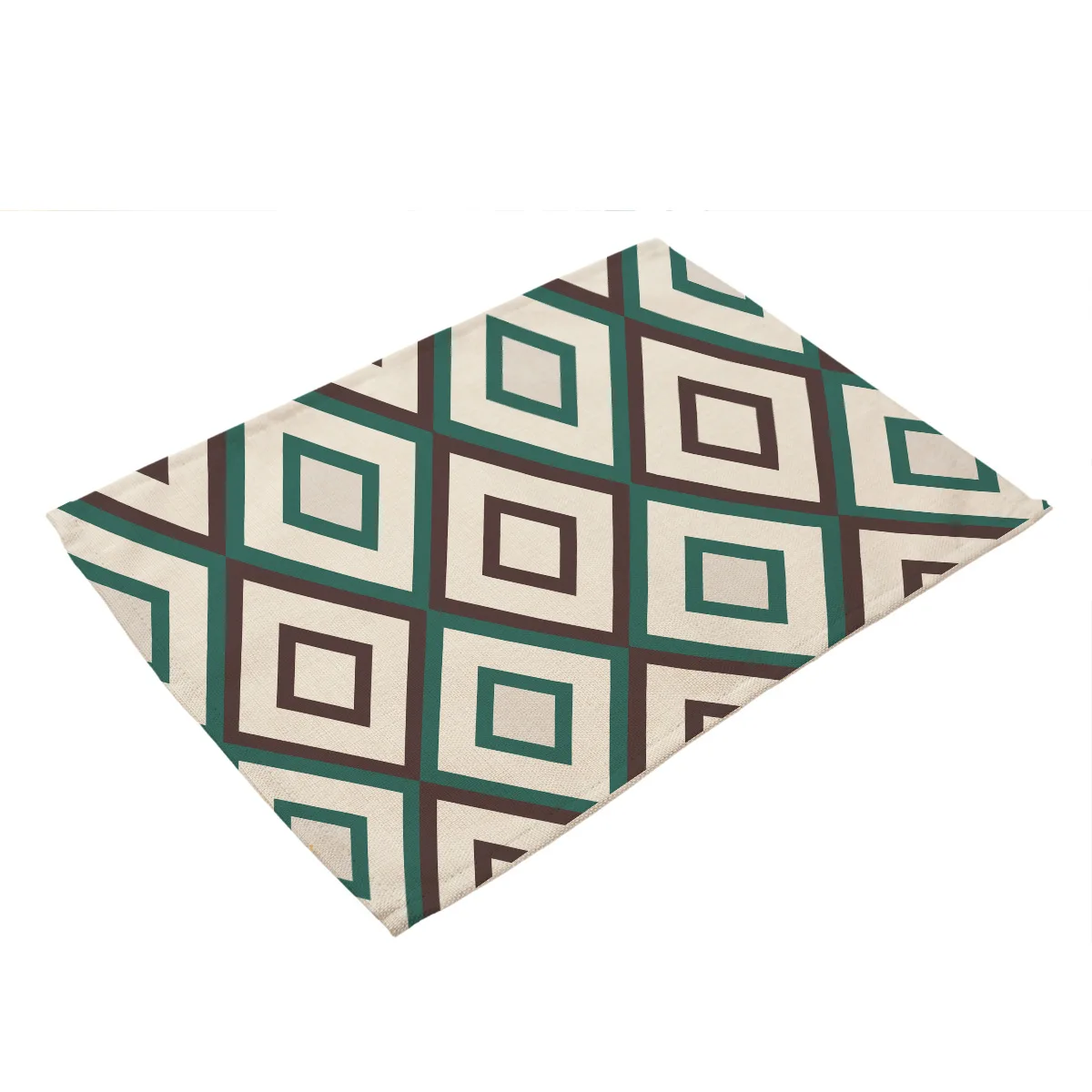 Geometric Art Patterns Pattern Placemats for Kitchen Table Cotton Linen Mats Dining Western Food Mat | Дом и сад
